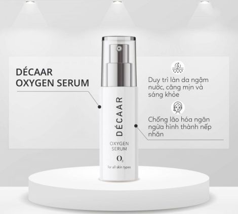 ĐỈNH CAO PHỤC HỒI VÀ DƯỠNG ẨM CÙNG DÉCAAR OXYGEN SERUM