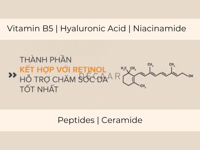 Sử dụng kết hợp Retinol với các hoạt chất